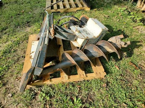 used skid steer auger|bobcat auger attachment for sale.